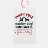 Feestelijk verrassingsbord cadeaulabel (Achterkant)