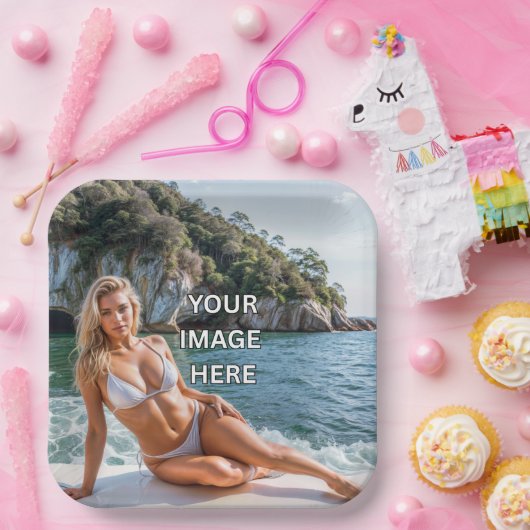 FEESTELIJK! 🍽️ Vierkant papier Bord (Feest)