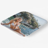 FEESTELIJK! 🍽️ Vierkant papier Bord (Gebogen)