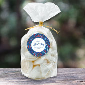 Feestelijk Vuurwerk Custom 4th van juli Feest Ronde Sticker