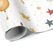 feestelijk vuurwerk nieuwjaarswrakpapier cadeaupapier (Rol Hoek)