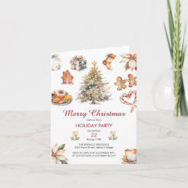 Feestelijk Waterverf Kerstfeest