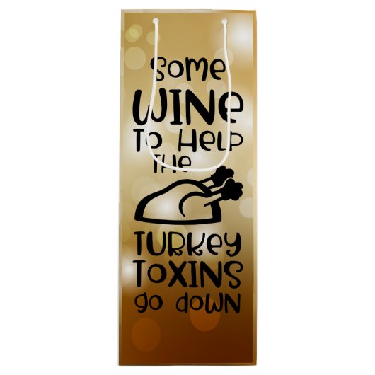 Feestelijk Wijn Tas Cadeautas (Voorkant)