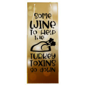 Feestelijk Wijn Tas Wijn Cadeautas (Achterkant)