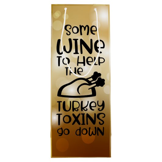 Feestelijk Wijn Tas Wijn Cadeautas (Achterkant)