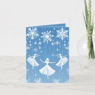 Feestelijk Winter Ballet bericht toevoegen Feestdagen Kaart