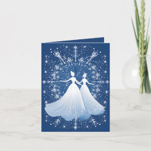 Feestelijk Winter Ballet bericht toevoegen Feestdagen Kaart