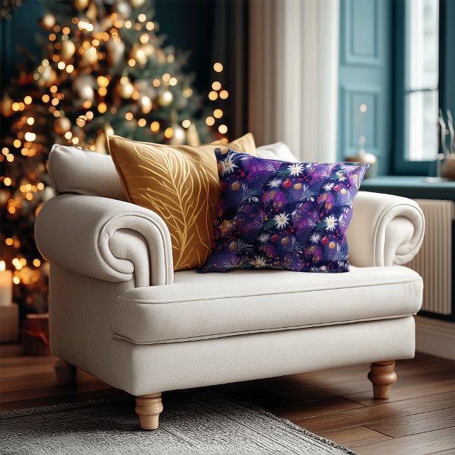  Feestelijk Winterkussen - Paarse Kussen (Creator heeft geüpload)