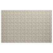 Feestelijk wit goud bewerkt leer stof (Yard (91,4 cm))