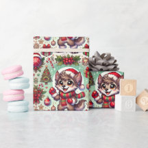 Feestelijk Wolfman inpakpapier