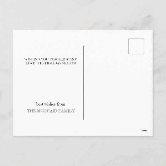 Feestelijk Zee Leeuwen Zeeen in Groeten Waterverf Feestdagenkaart (Achterkant)