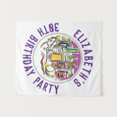 Feestelijke 30e Verjaardagstapijt Wandkleed (Voorkant (horizontaal))