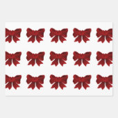 Feestelijke 3-Pack Kerstcadeau Wrap: Gepersonalise Inpakpapier Vel (Voorkant 3)