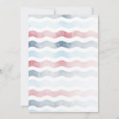 Feestelijke 4 juli Feestelijke Uitnodiging (Achterkant)