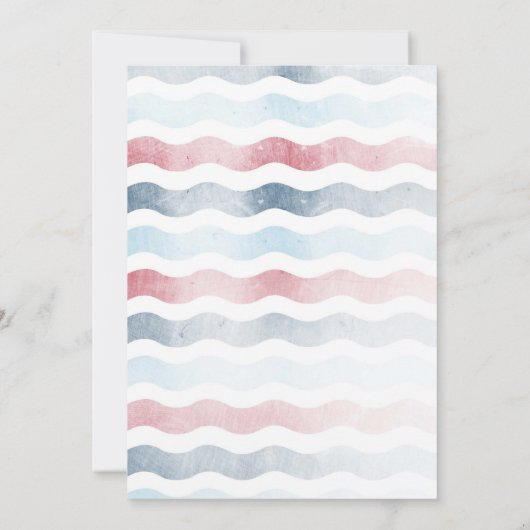 Feestelijke 4 juli Feestelijke Uitnodiging (Achterkant)