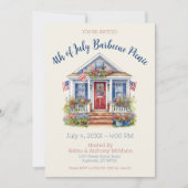 Feestelijke 4th of July Barbecue Picnic Kaart (Voorkant)