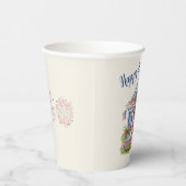 Feestelijke 4th of July Barbecue Picnic Papieren Bekers (Rechts)