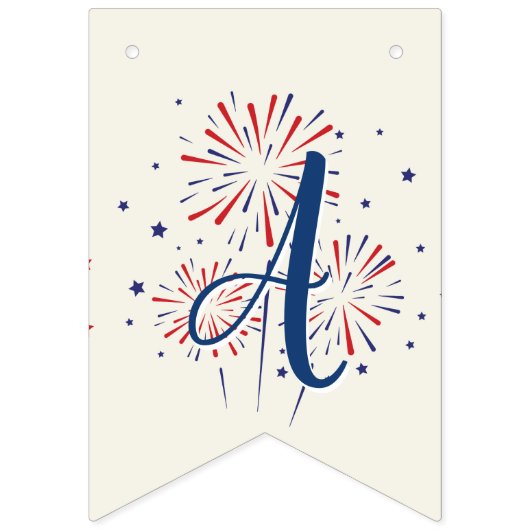 Feestelijke 4th of July Barbecue Picnic Vlaggetjes (Tweede vlag)