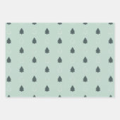 Feestelijke Abstracte kerstset van 3 Inpakpapier Vel (Voorkant)