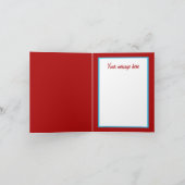 Feestelijke add bericht Kerst snoep Feestdagen Kaart (Binnen)