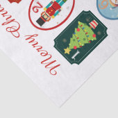 Feestelijke Adventkalender Tissuepapier (Detail)