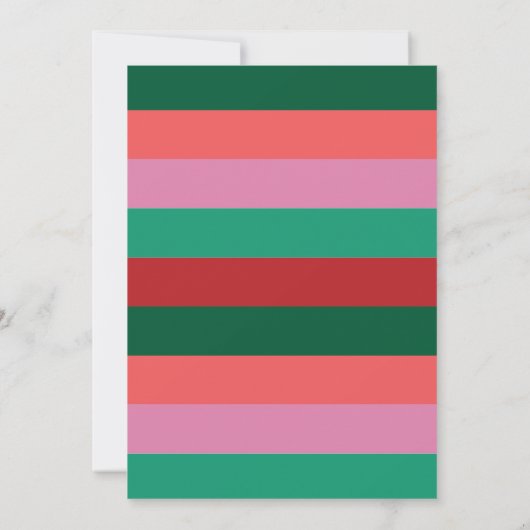 Feestelijke AF Funny Pet Photo Holiday Kaart (Achterkant)