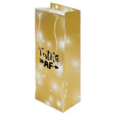 Feestelijke AF Wijn Gift Bag Wijn Cadeautas (Achterkant Gekanteld)