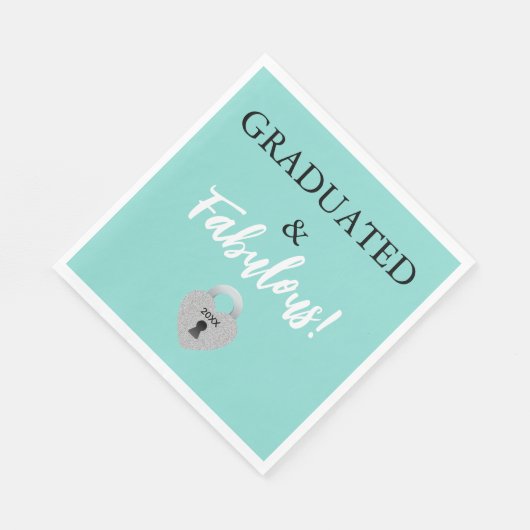 Feestelijke & afstudeerfeest Tiara Party Servetten (Hoek)