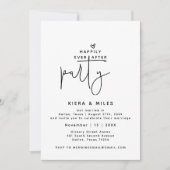 Feestelijke After Party Ontvangst Foto Kaart (Voorkant)