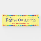 Feestelijke Ambachten Fair Vendor Booth Spandoek (Horizontaal)