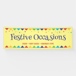 Feestelijke Ambachten Fair Vendor Booth Spandoek