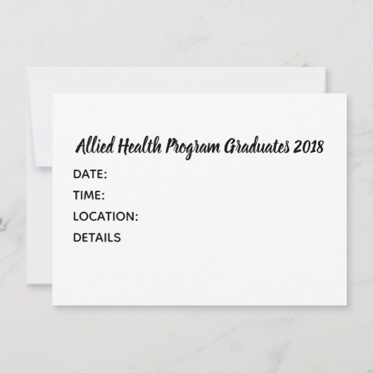 feestelijke Antiek vrouwen vieren platte uitnodigi Kaart (Achterkant)