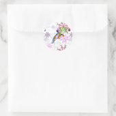 Feestelijke Axlotl Ronde Sticker (Tas)