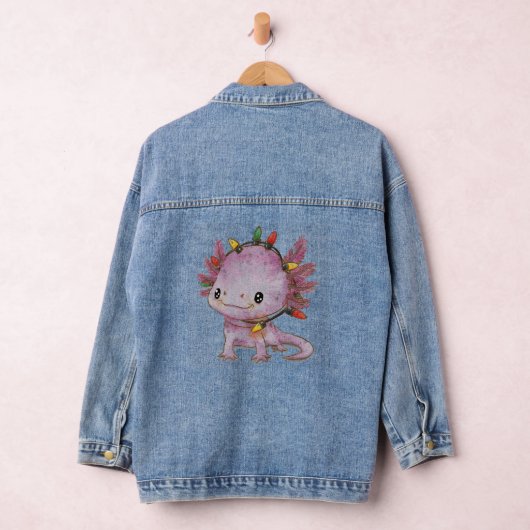 Feestelijke Axolotl Denim Jacket (Hangar)