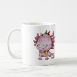 feestelijke axolotl koffiemok