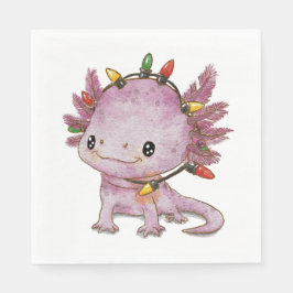 feestelijke axolotl servet