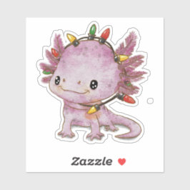 feestelijke axolotl sticker
