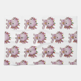 feestelijke axolotl theedoek