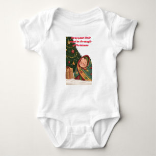 Feestelijke Baby Bodysuit – Verpakt in Kerstmagie