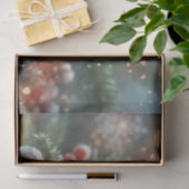 Feestelijke Baby Fox Holiday Lights Decoupage Tissuepapier (Geschenk)