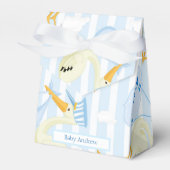 Feestelijke baby jongens douche bedankdoosjes (Voorkant Zijde)