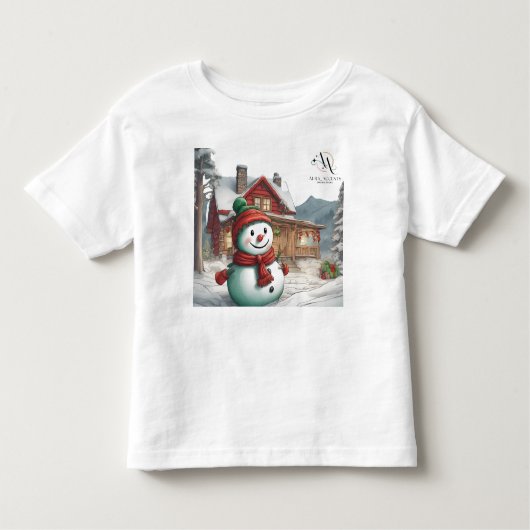 Feestelijke Baby T-shirt Collectie: Santa's Little (Voorkant)