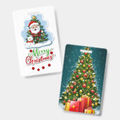 Feestelijke Badge Ontwerp Sale: Vier Kerstmis (Voor- en achterkant)