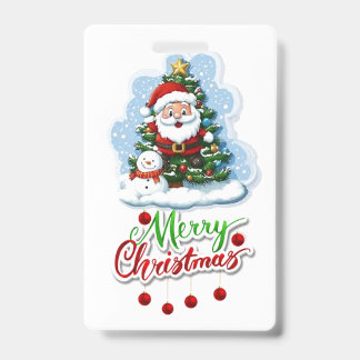 Feestelijke Badge Ontwerp Sale: Vier Kerstmis