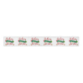 Feestelijke Baking Spirits Bright Christmas Holida Grosgrain Lint (Voorkant)