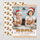 Feestelijke Bakkerij van Kerstkrans THUIS VOOR DE (Voorkant / Achterkant)