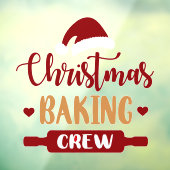 feestelijke bakkerij voor kerstbakkerij raamsticker (Vel 3)