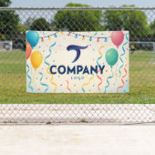 Feestelijke Ballon Custom Company Banner (Insitu)
