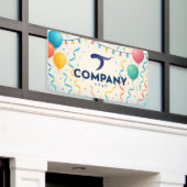 Feestelijke Ballon Custom Company Banner (Buitenkant Gebouw)