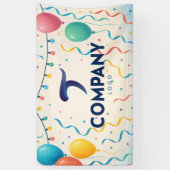 Feestelijke Ballon Custom Company Banner (Verticaal)